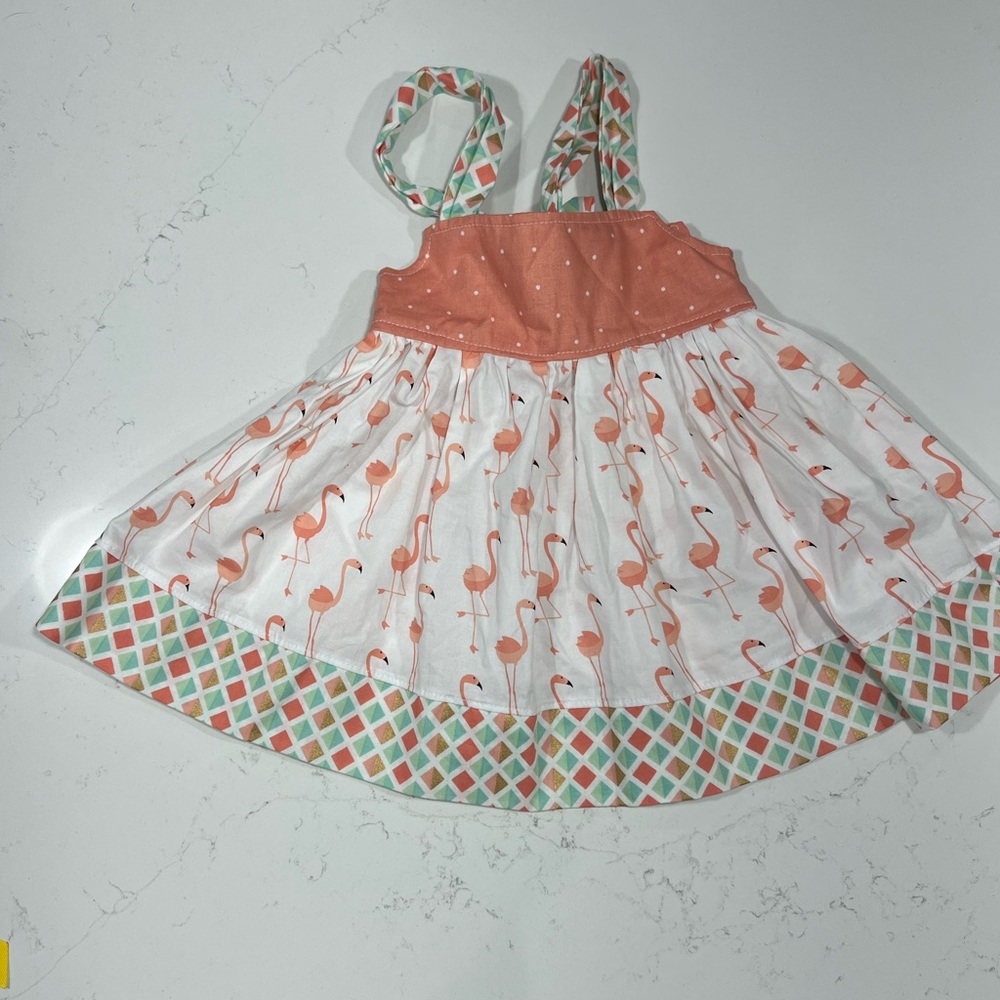 Flamingo Dress - Boutique - Handmade